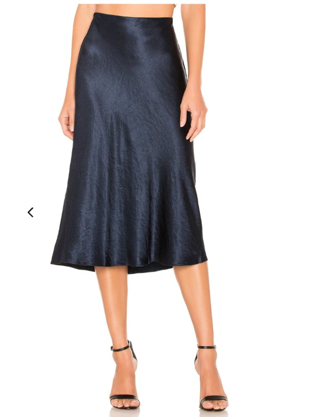 Vince Midi Slip Skirt Coastal Blue L